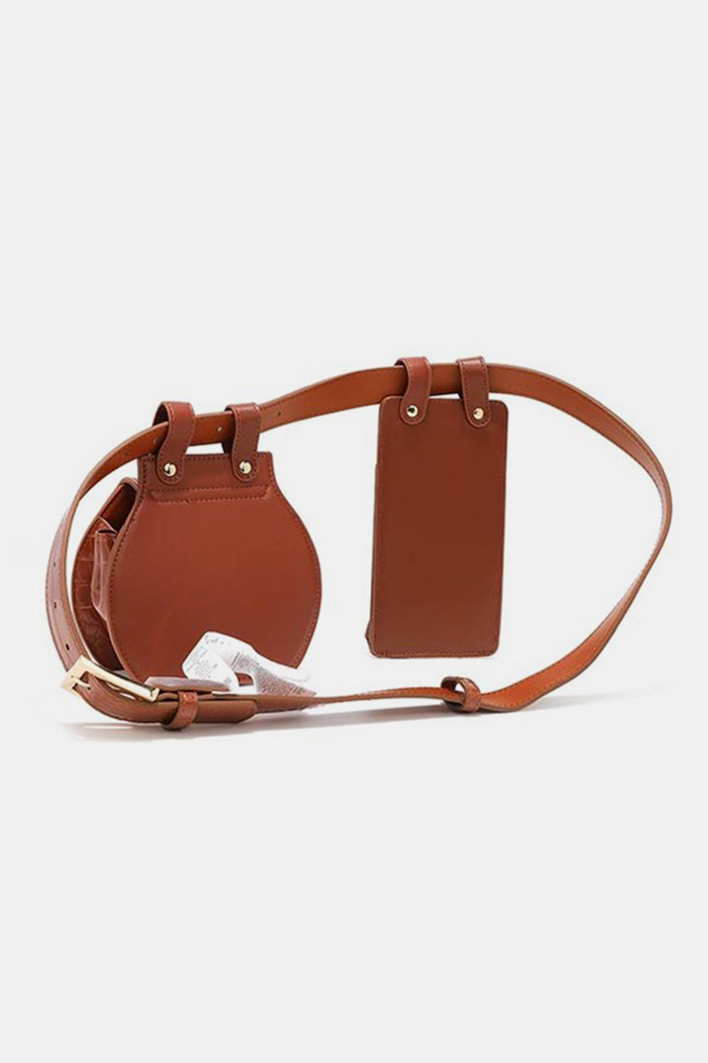 2 Piece Texture Belt Bag - Luminous Bear Shop