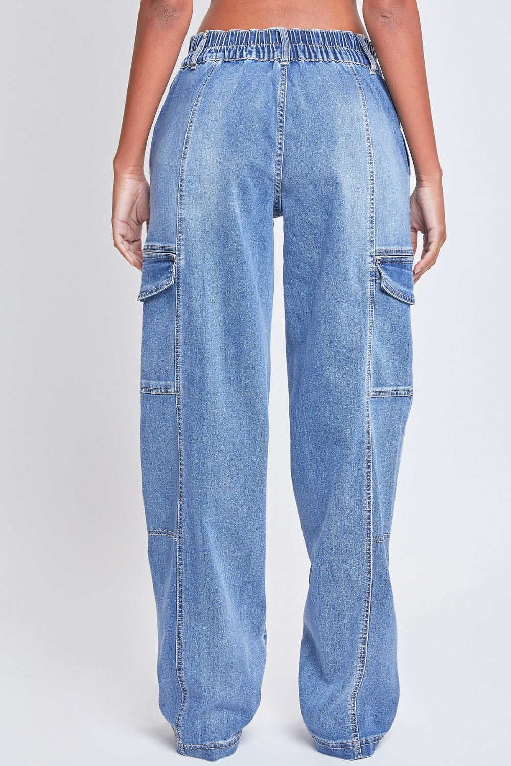 YMI Jeanswear High-Rise Straight Cargo Jeans - Luminous Bear Shop