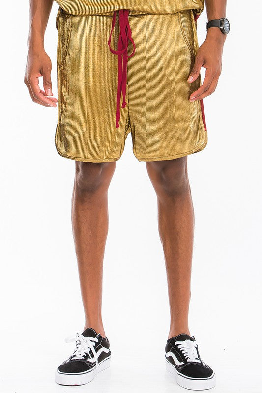 METALLIC FLICK SHORTS - Luminous Bear Shop