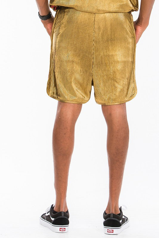 METALLIC FLICK SHORTS - Luminous Bear Shop