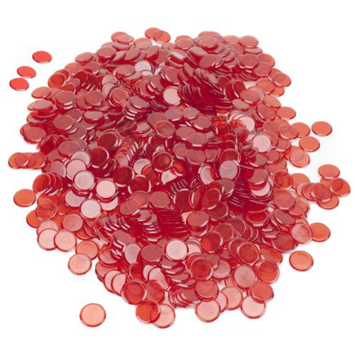 Translucent Bingo Chips, 3/4-inch