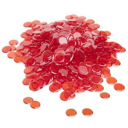 Translucent Bingo Chips, 3/4-inch