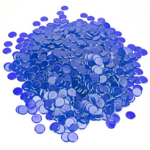 Translucent Bingo Chips, 3/4-inch