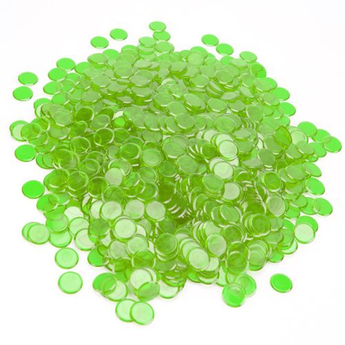 Translucent Bingo Chips, 3/4-inch