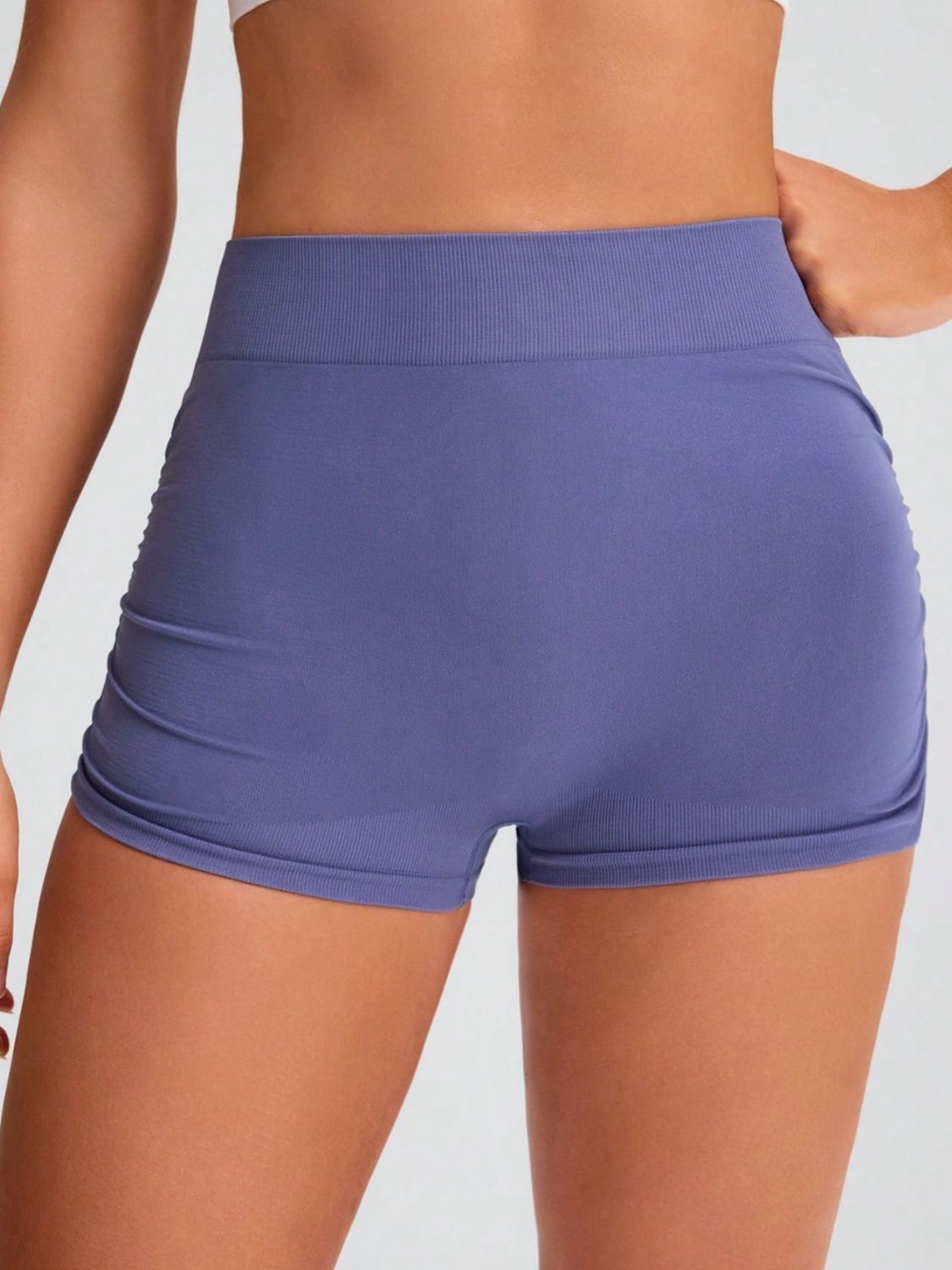 High-Waisted Elastic Push-Up Lifting Yoga Shorts