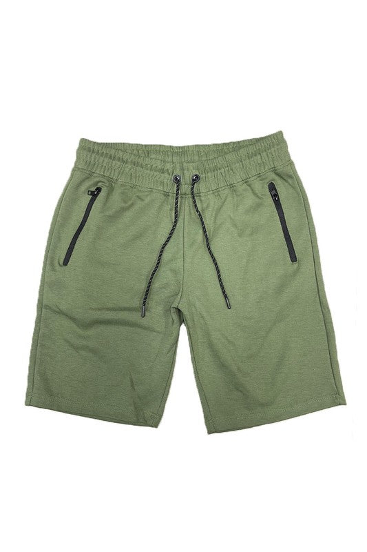 COTTON BLEND LOUNGE SWEAT SHORTS - Luminous Bear Shop