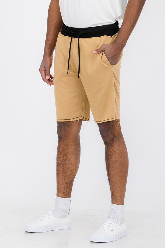 WeRaw Cut Sweat Shorts - Luminous Bear Shop