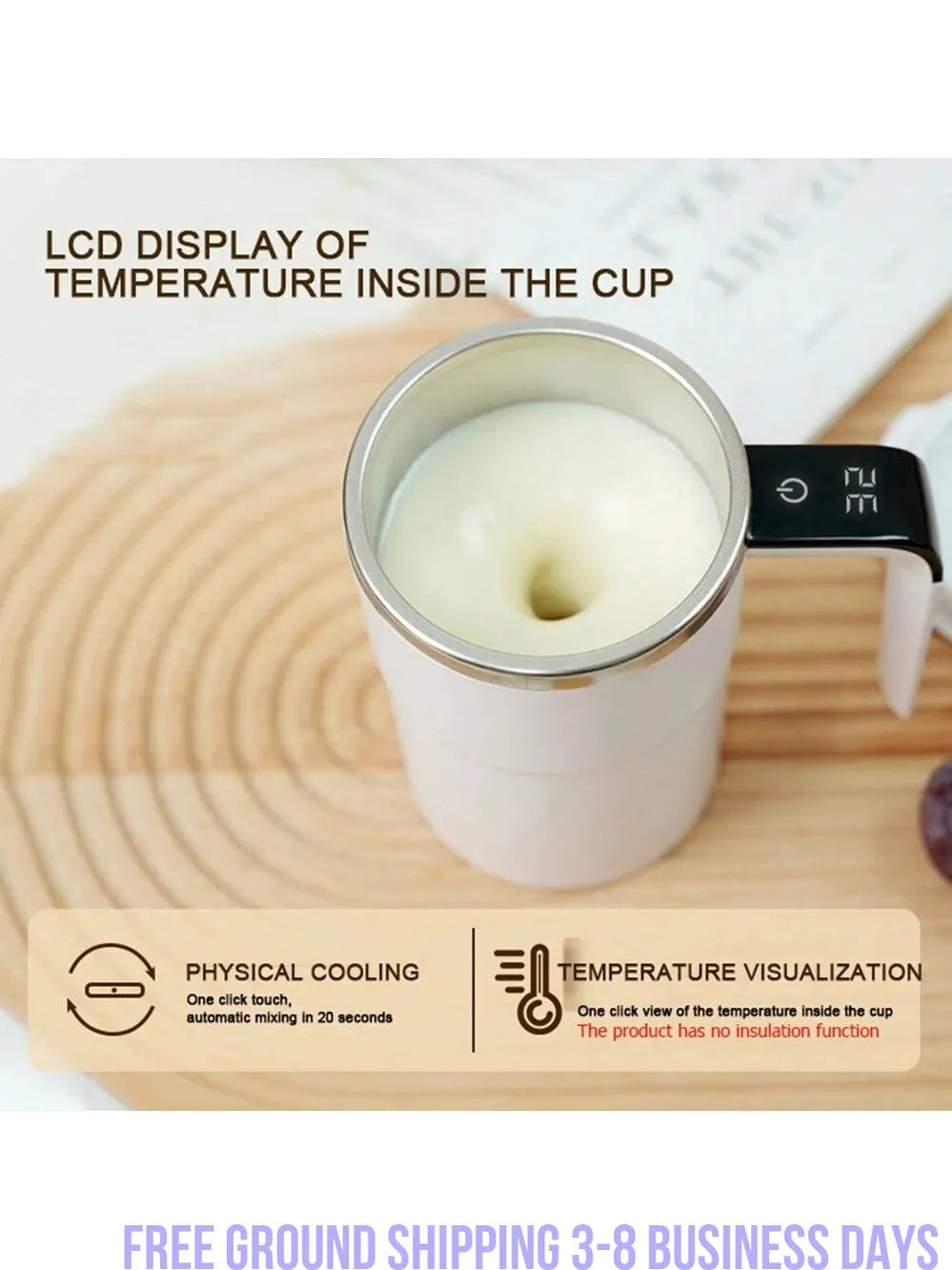 The Ultimate Self-Stirring Coffee Companion, Ship from USA