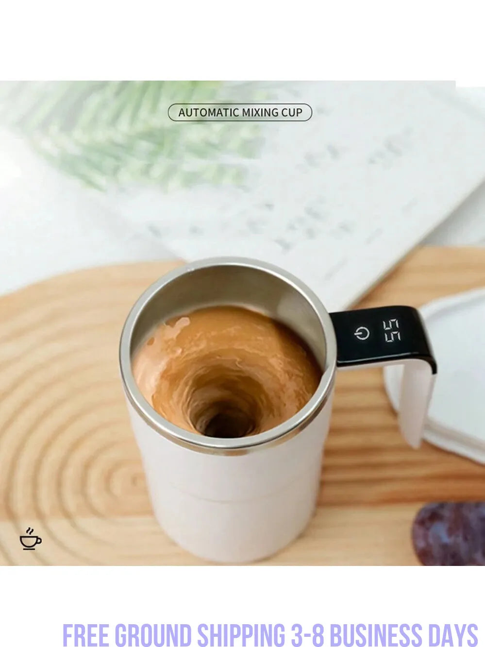 The Ultimate Self-Stirring Coffee Companion, Ship from USA
