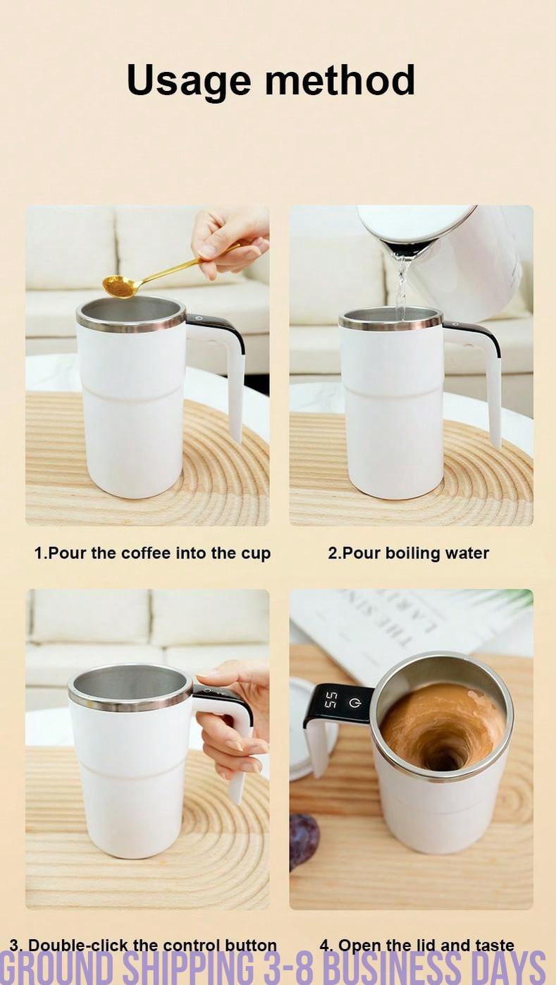 The Ultimate Self-Stirring Coffee Companion, Ship from USA