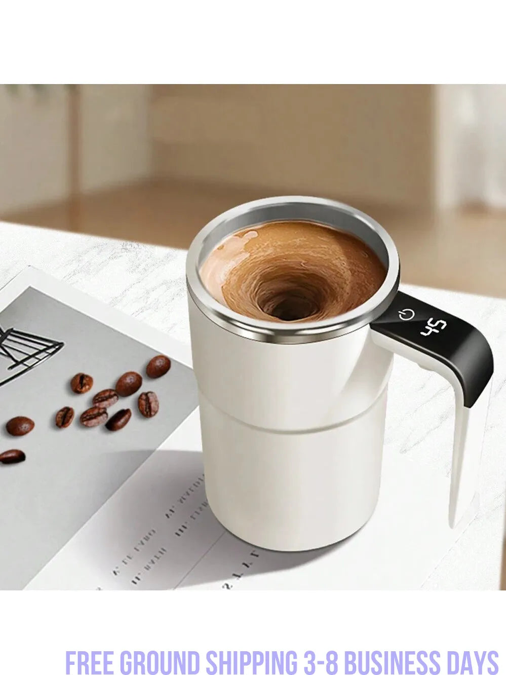 The Ultimate Self-Stirring Coffee Companion, Ship from USA