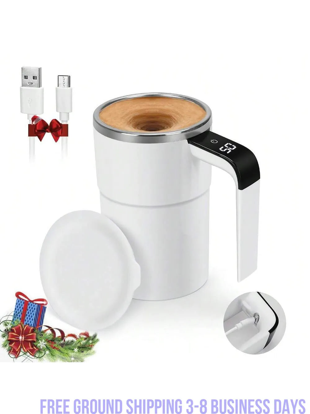The Ultimate Self-Stirring Coffee Companion, Ship from USA