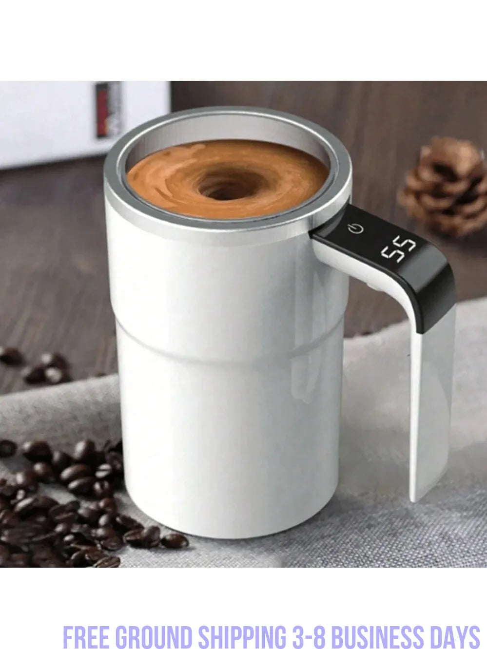 The Ultimate Self-Stirring Coffee Companion, Ship from USA