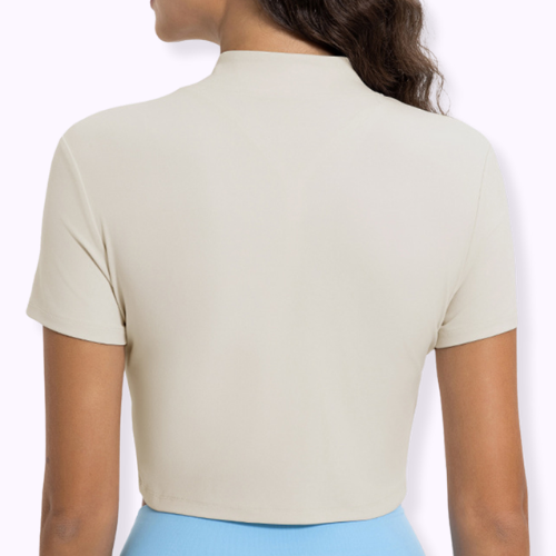 Short Sleeve Crop Workout Top