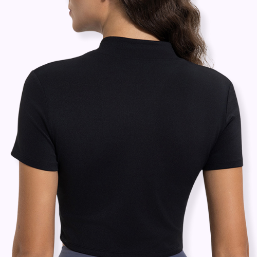Short Sleeve Crop Workout Top