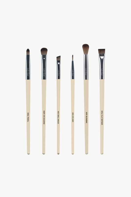 Lafeel Full Eye Brush Set in Taupe - Luminous Bear Shop