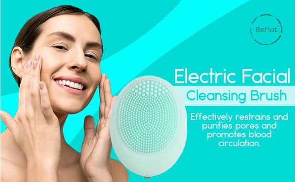 Electric Facial Cleansing Brush - Luminous Bear Shop