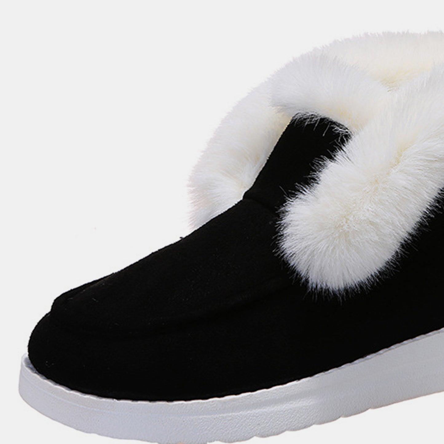 Furry Suede Snow Boots - Luminous Bear Shop