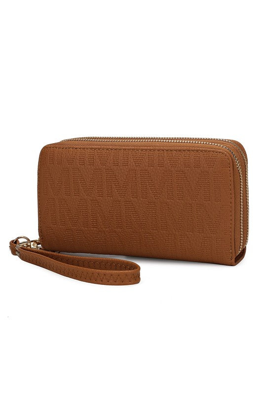 MKF Lisbette Embossed M Signature Wallet by Mia K - Luminous Bear Shop