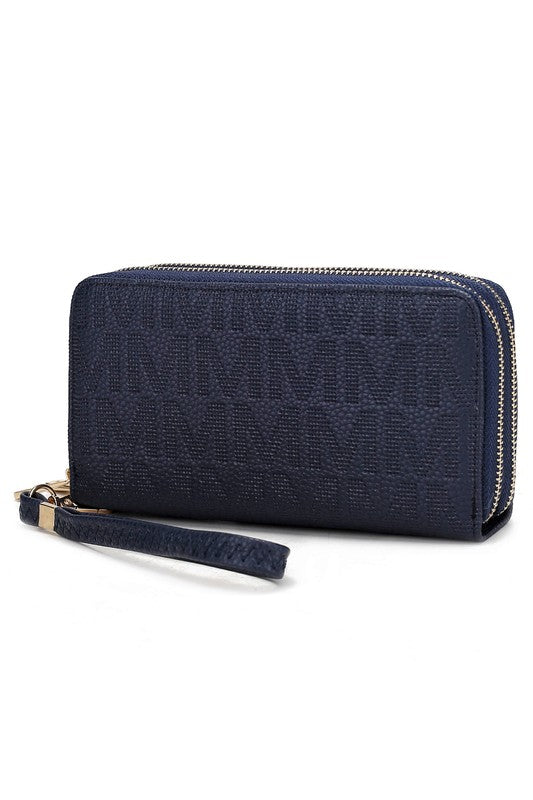 MKF Lisbette Embossed M Signature Wallet by Mia K - Luminous Bear Shop