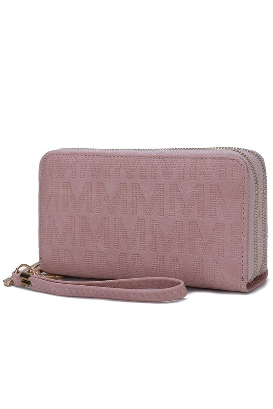 MKF Lisbette Embossed M Signature Wallet by Mia K - Luminous Bear Shop