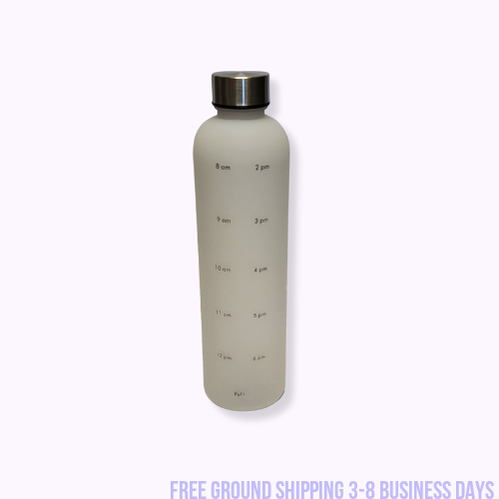 Motivational Time Marker Water Bottle 32 oz. Ship from USA