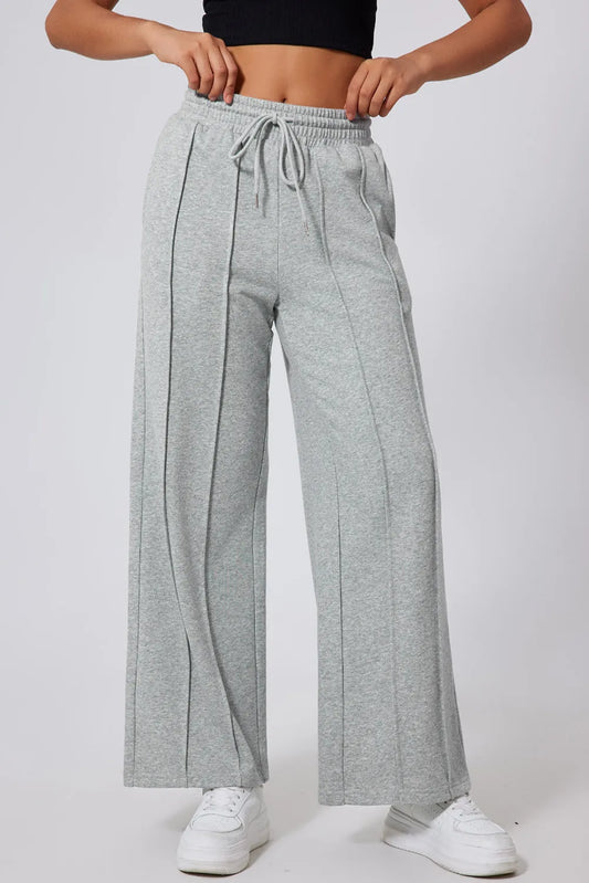Wide Leg Drawstring Sweatpants