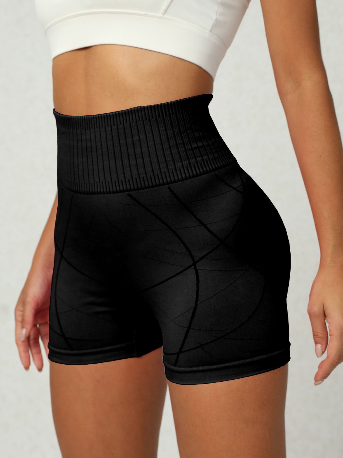 High-Waisted Compression Lifting Shorts
