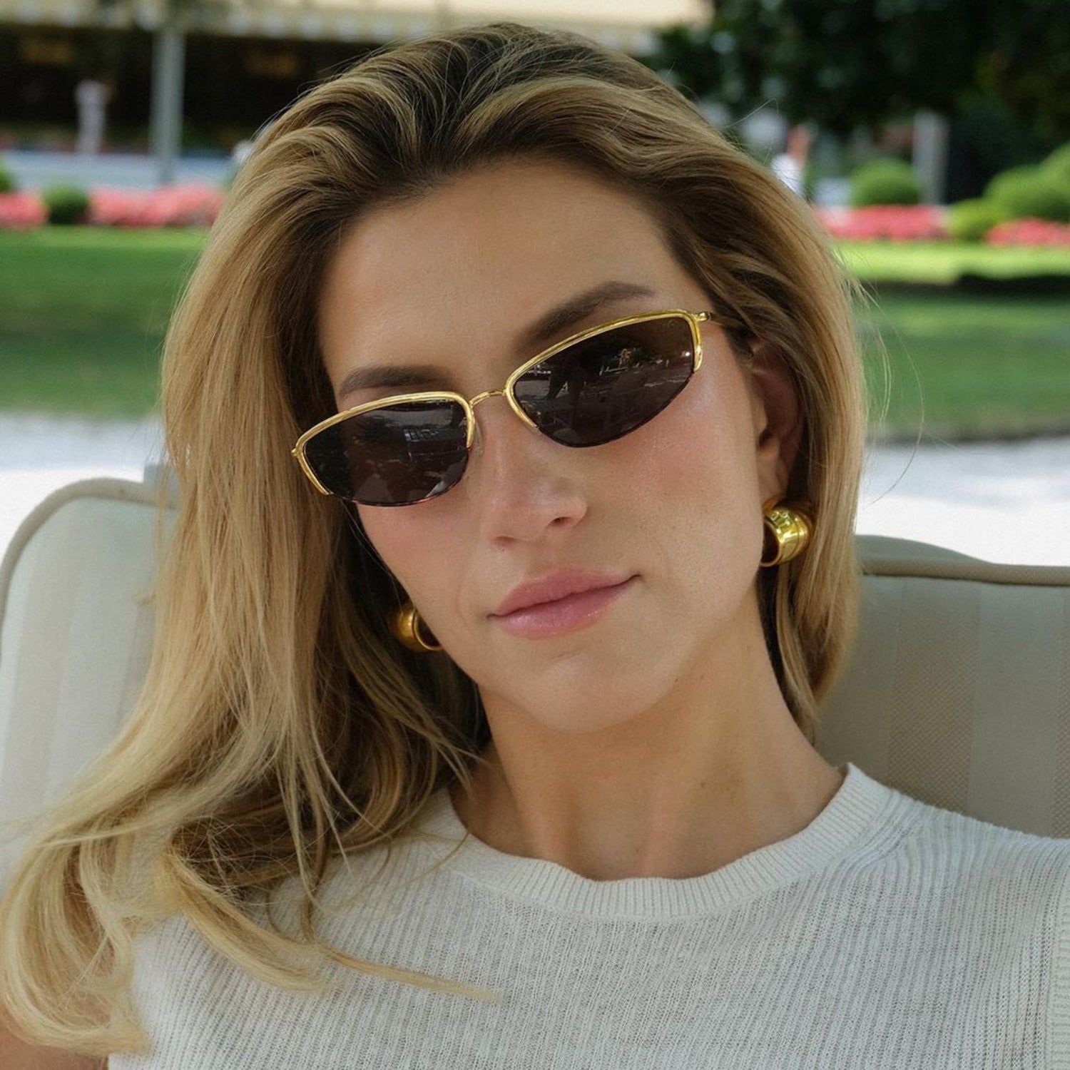 Stainless Steel C-Hoop Earrings - Luminous Bear Shop