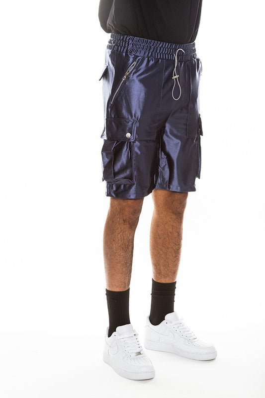 Satin Street Cargo Shorts - Luminous Bear Shop