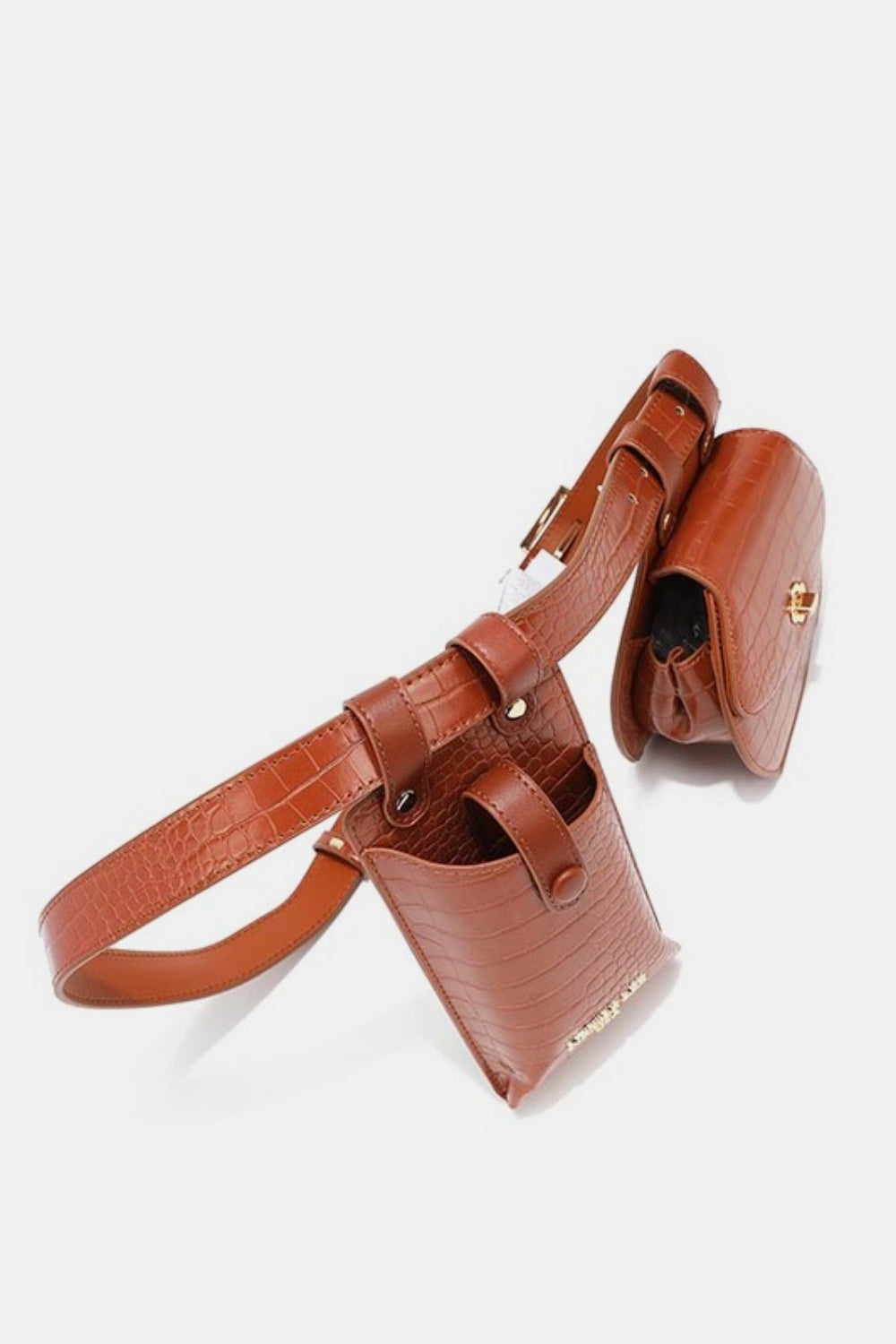 2 Piece Texture Belt Bag - Luminous Bear Shop