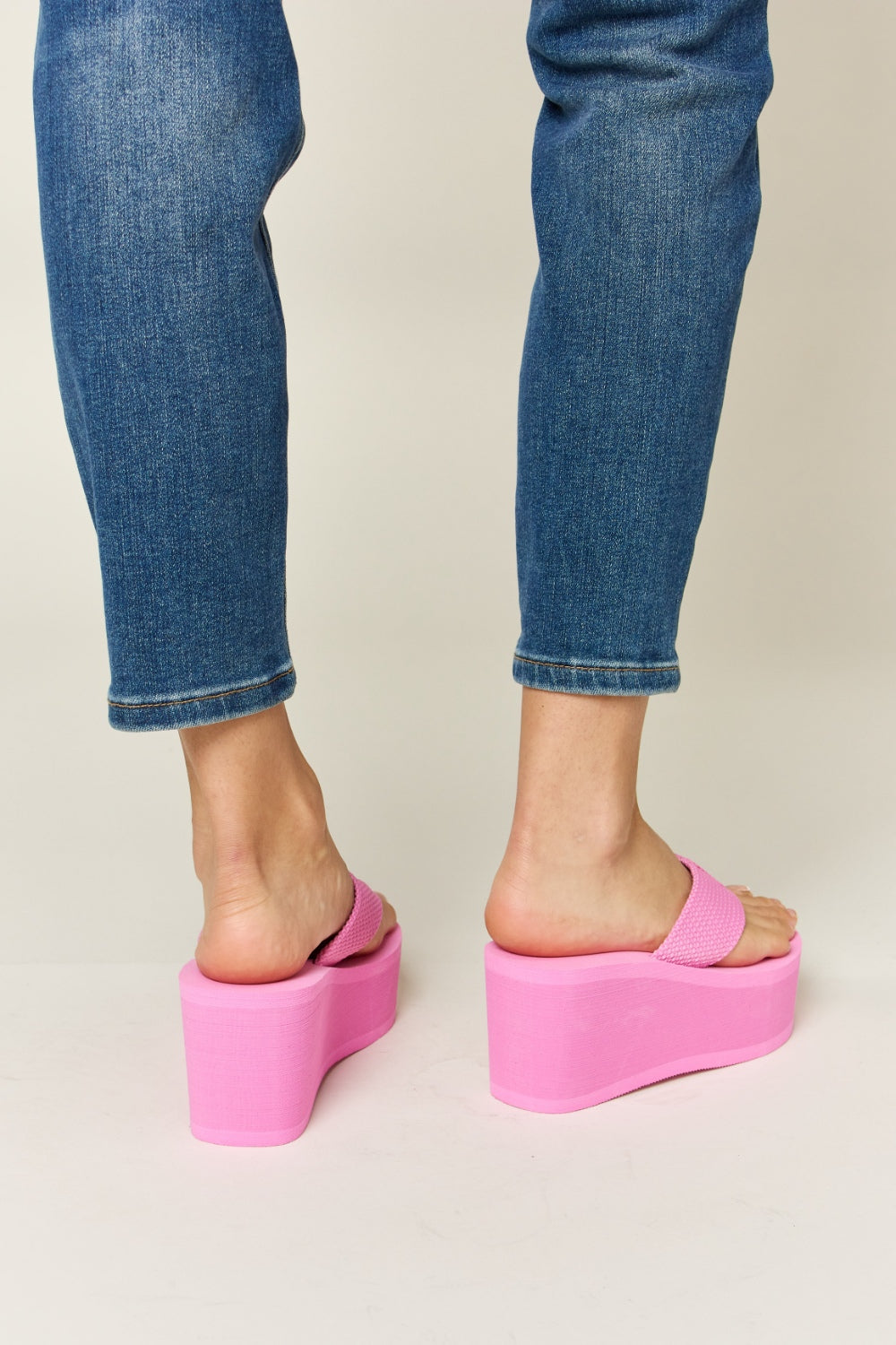 WILD DIVA Open Toe Platform Wedge Sandals - Luminous Bear Shop