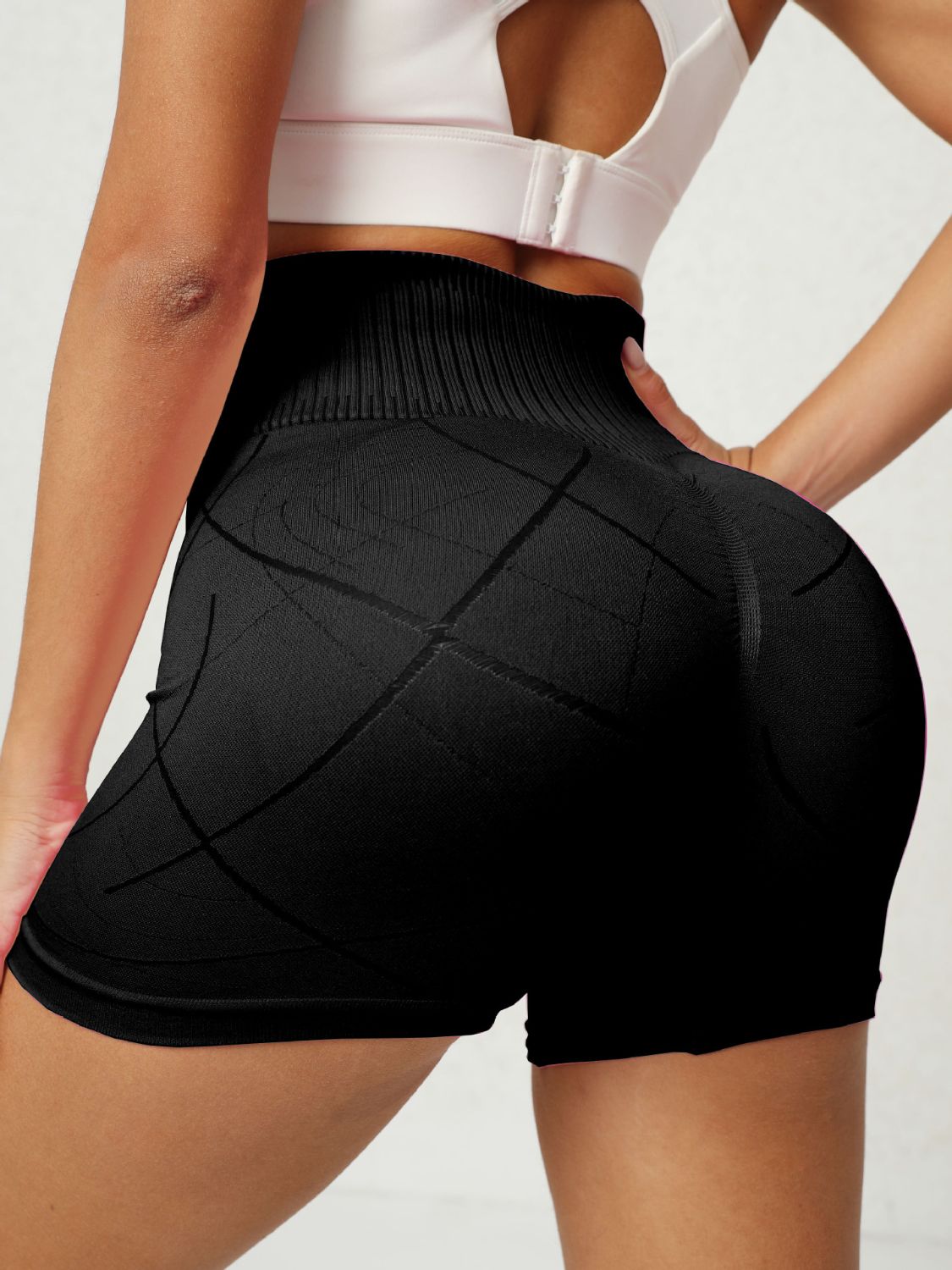 High-Waisted Compression Lifting Shorts