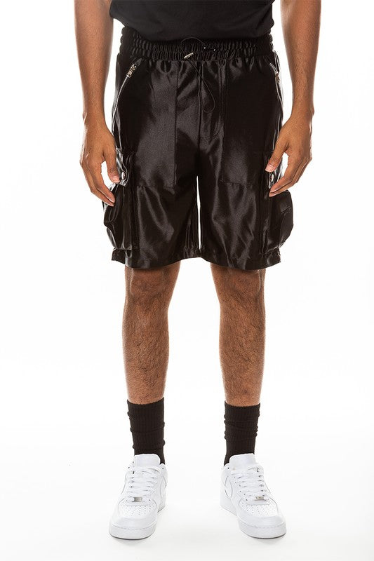 Satin Street Cargo Shorts - Luminous Bear Shop