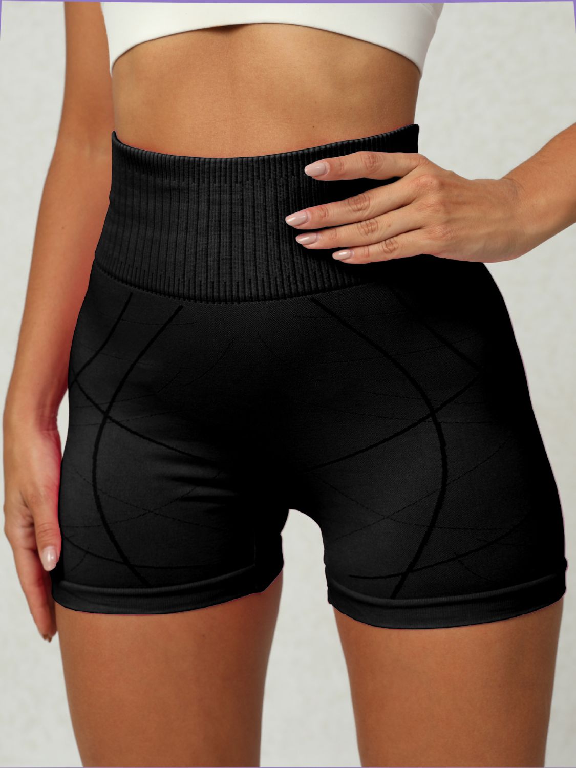 High-Waisted Compression Lifting Shorts