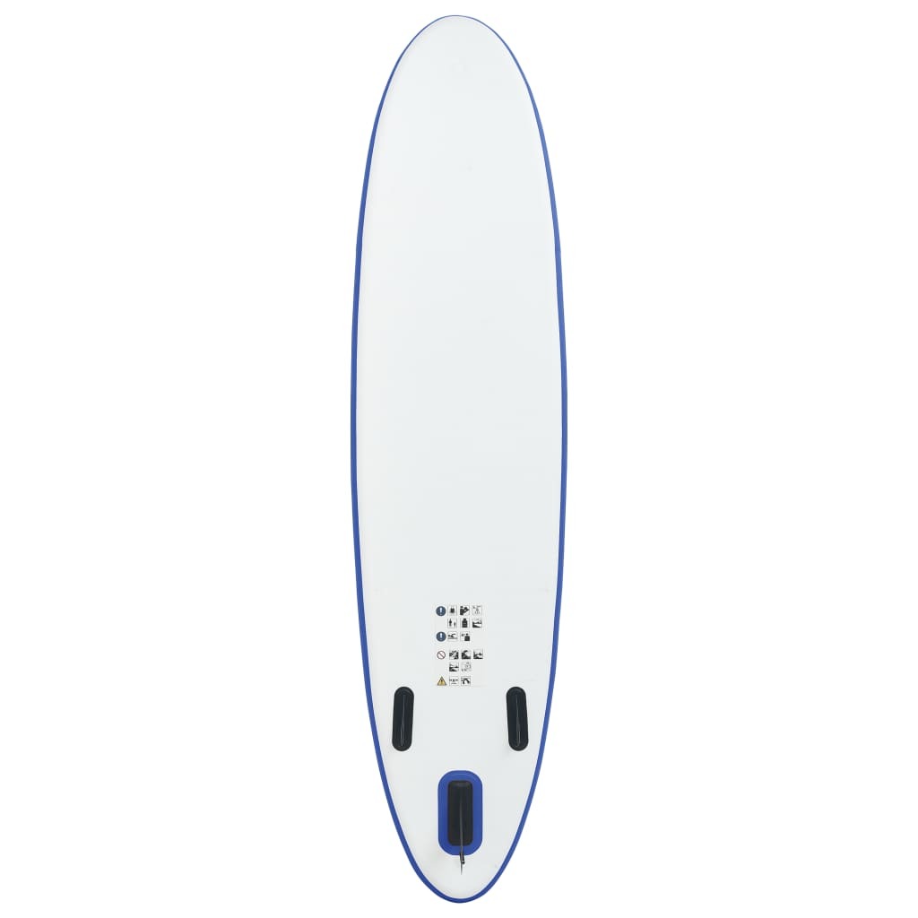Stand Up Paddle Board Set SUP Surfboard Inflatable Blue and White