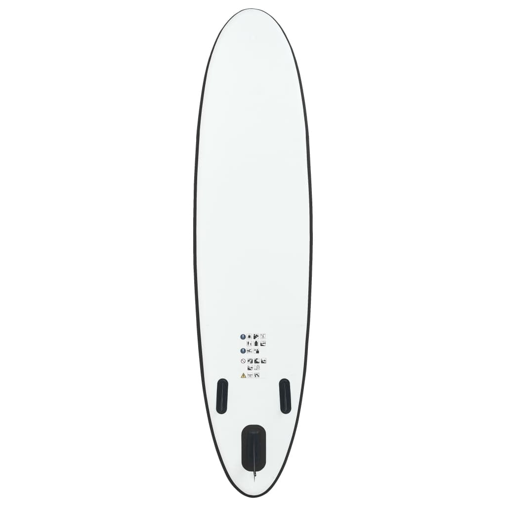 Inflatable Stand Up Paddleboard Set Black and White