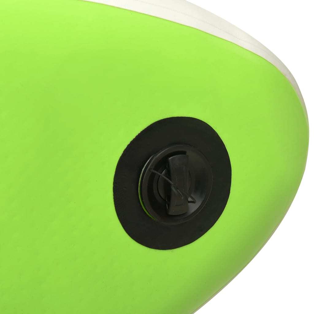 Inflatable Stand Up Paddleboard Set 126"x29.9"x5.9" Green