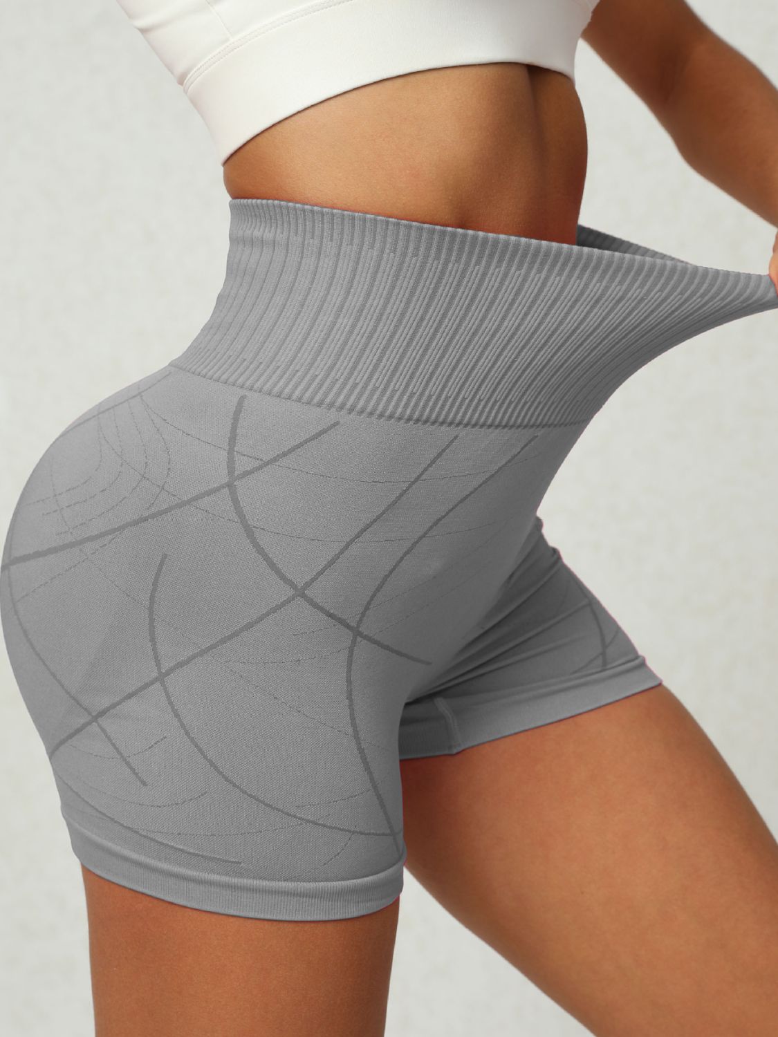 High-Waisted Compression Lifting Shorts