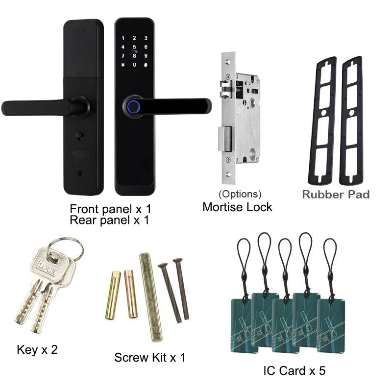 RAYKUBE K8 TT Lock Bluetooth Smart Door Lock Fingerprint Lock Digital Electric Lock