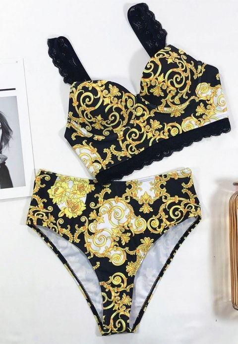 Fiji High Waist Bikini Swimsuit