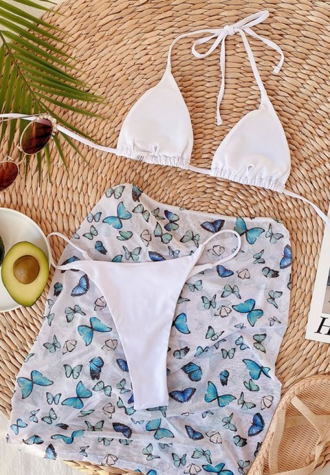 Seaside Mesh 3 Piece Swimsuit