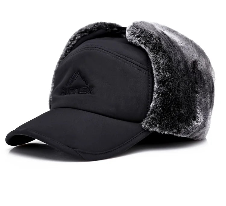 Waterproof Trapper Hat with Detachable Face Mask & Ear Flaps β Full Coverage Winter Hat for Extreme Cold