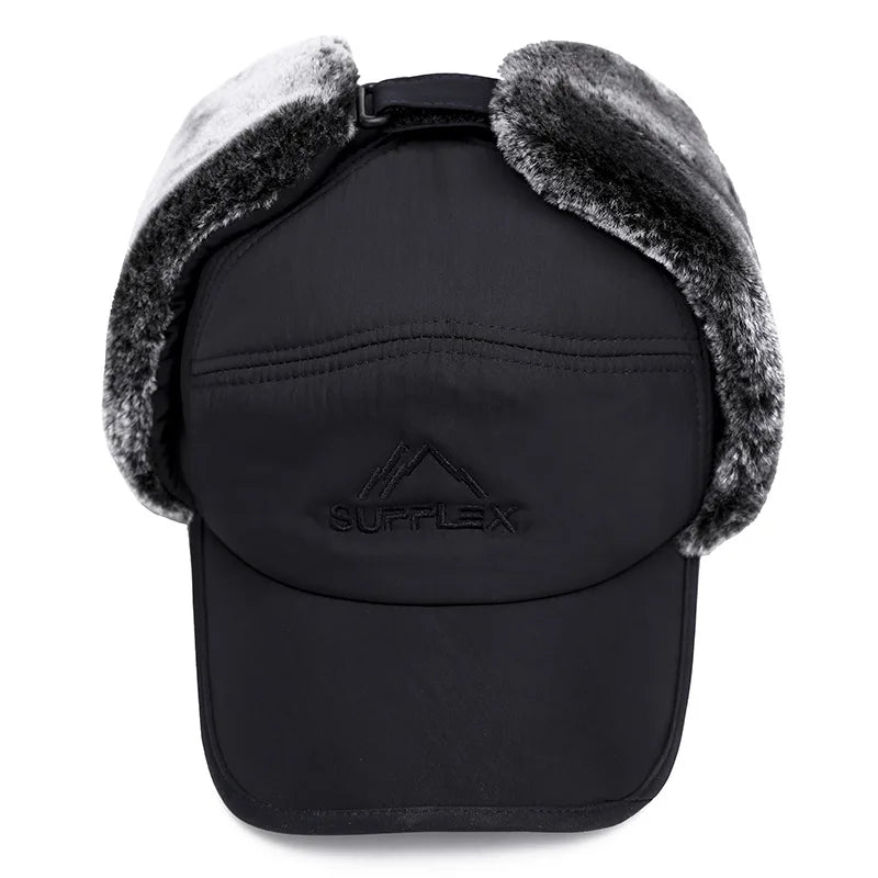 Waterproof Trapper Hat with Detachable Face Mask & Ear Flaps β Full Coverage Winter Hat for Extreme Cold