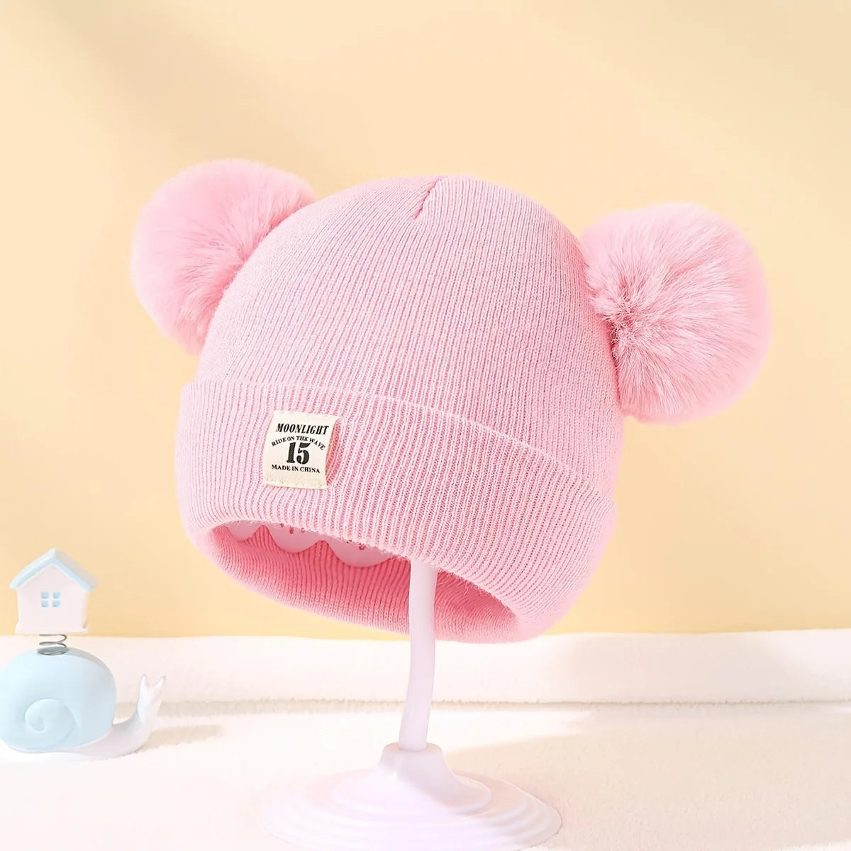 Autumn & Winter Baby Hat β Double-Layered Warm Beanie for Newborns (0β12 Months)