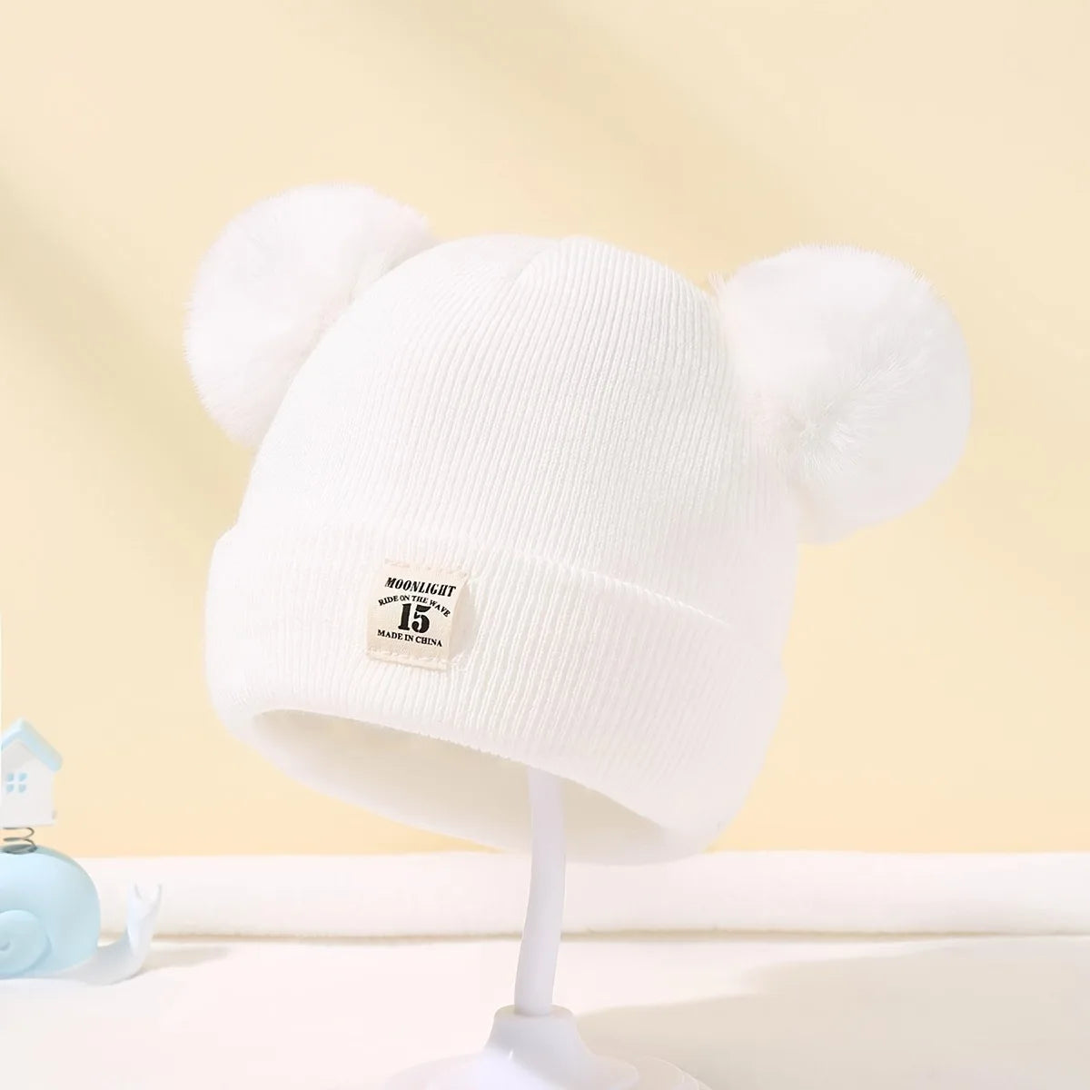 Autumn & Winter Baby Hat β Double-Layered Warm Beanie for Newborns (0β12 Months)