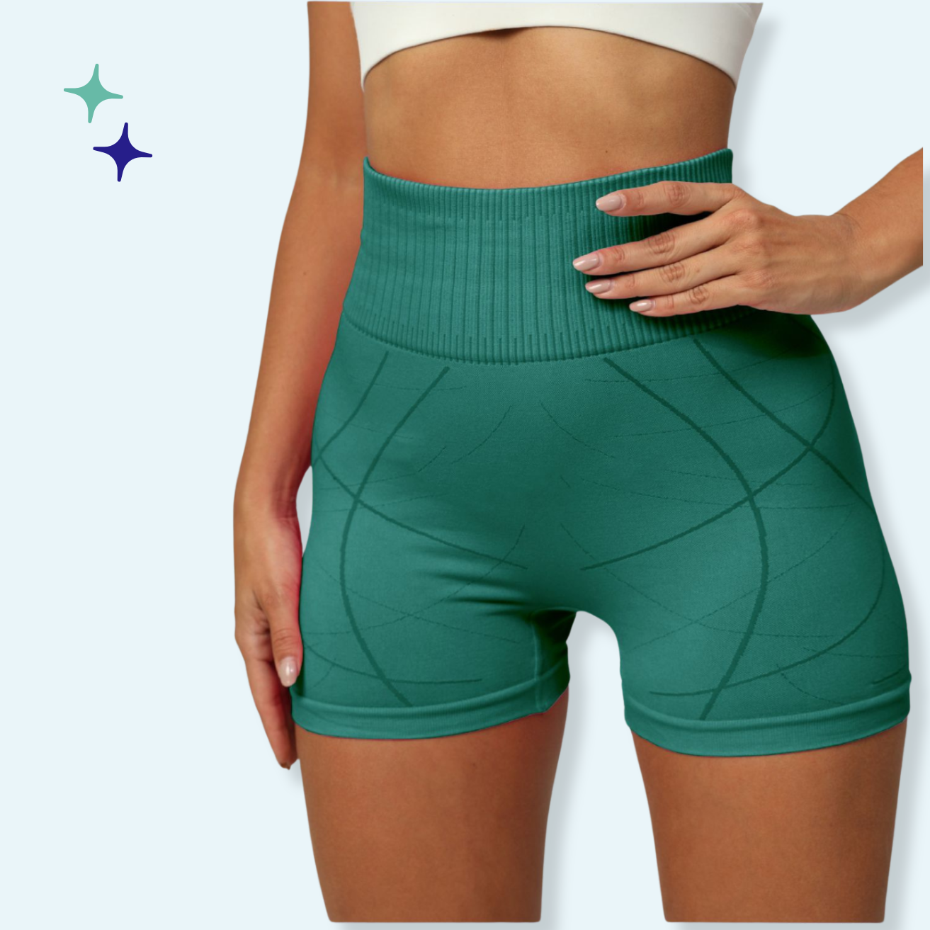 High-Waisted Compression Lifting Shorts