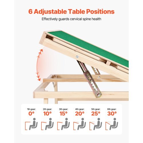 1500 Piece Puzzle Table with Folding Legs, 4 Drawers and Cover, 34x25 in Portable Wooden Board, Felt Surface Jigsaw Puzzle Accessories for Adults, Adjustable 6-Tilting-Angle, Gift for Mom