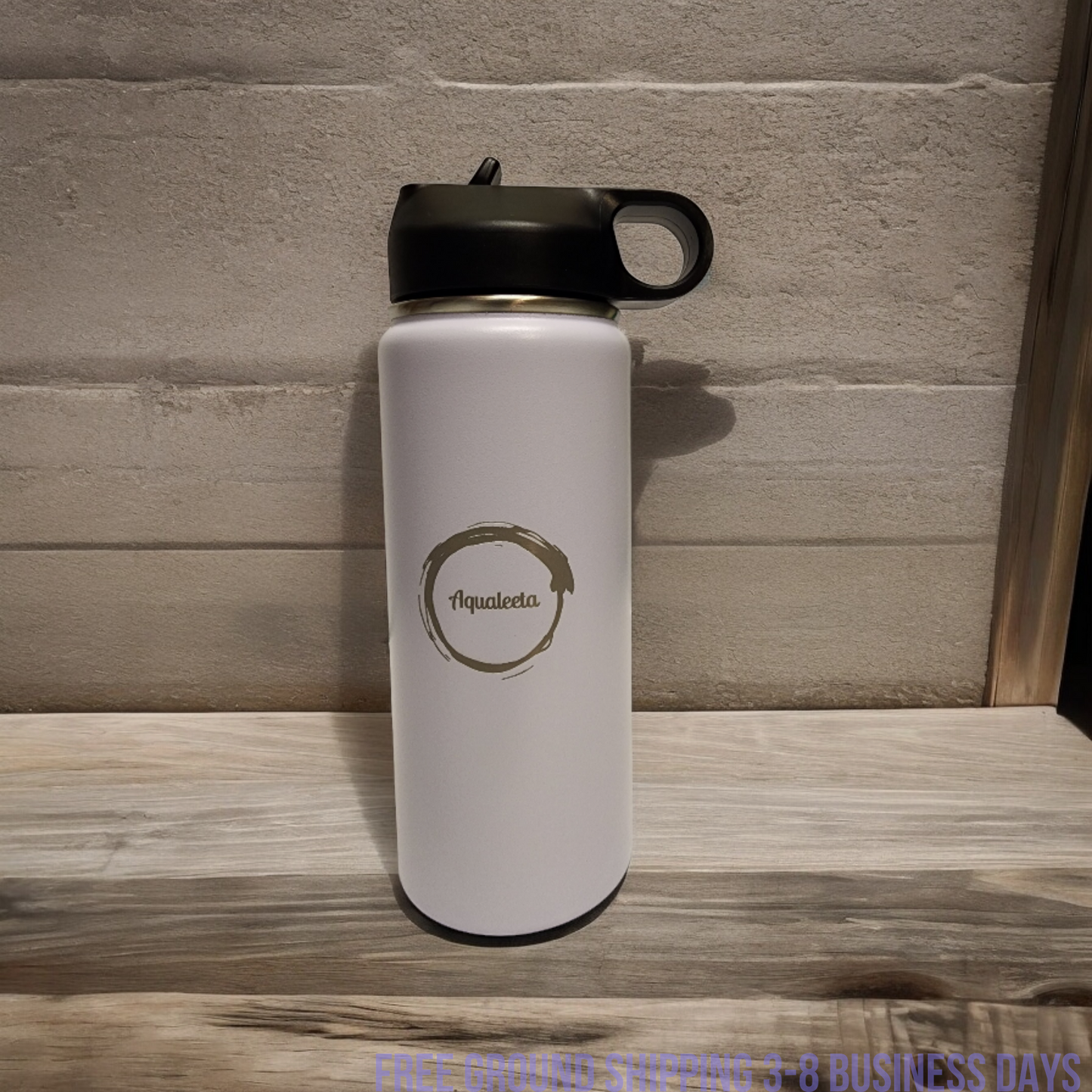 Aqualeeta 16oz insulated water bottle stainless steel. Ship from USA