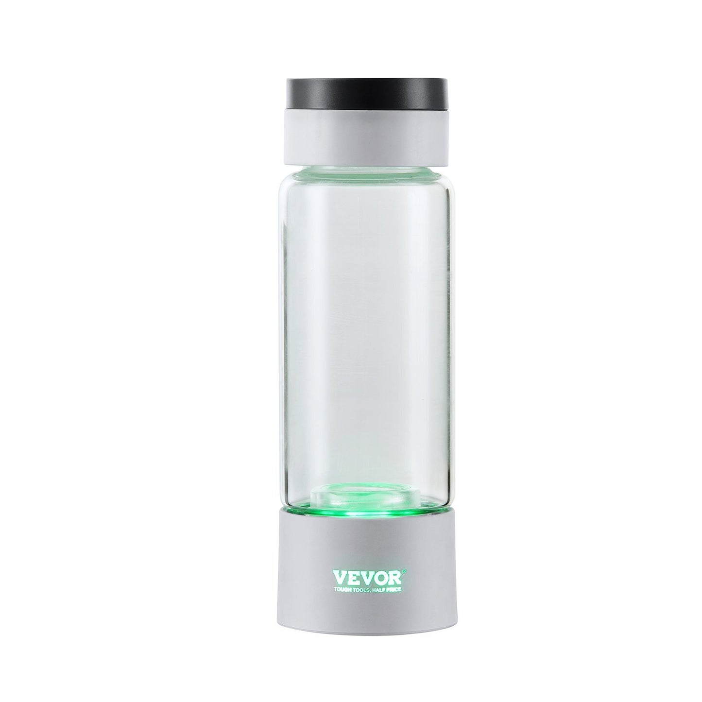 VEVOR Hydrogen Water Bottle Generator, 380 ml / 13.4 oz Capacity Portable Hydrogen Water Maker, SPE Technology Hydrogen Rich Water Ionizer Machine with Nasal Inhalation Tube and Self-Cleaning - Luminous Bear Shop
